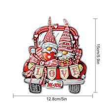 Load image into Gallery viewer, Valentines Day Love Gnome Diamond Painting Hanging Pendant for Art Crafts