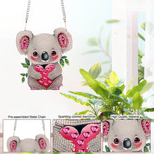 Load image into Gallery viewer, Valentines Day Love Koala Diamond Painting Hanging Pendant for Art Crafts