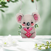 Load image into Gallery viewer, Valentines Day Love Koala Diamond Painting Hanging Pendant for Art Crafts