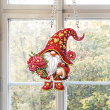 Load image into Gallery viewer, Valentines Day Love Gnome Diamond Painting Hanging Pendant for Art Crafts