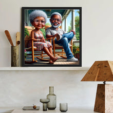 Load image into Gallery viewer, Diamond Painting - Full Round - Grandpa Grandma (40*40CM)