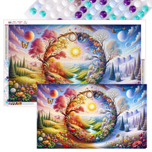 Load image into Gallery viewer, Diamond Painting - Full Round - Real Landscapes Of Natural And Celestial Elements (55*90CM)