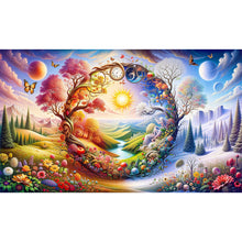 Load image into Gallery viewer, Diamond Painting - Full Round - Real Landscapes Of Natural And Celestial Elements (55*90CM)