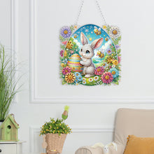 Load image into Gallery viewer, Acrylic Special Shape Rose Cupid Diamond Painting Hanging Pendant for Art Crafts