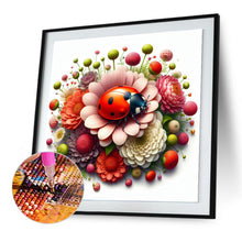 Load image into Gallery viewer, Diamond Painting - Full Round - Daisy and insect (30*30CM)