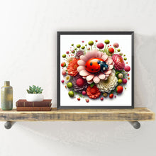 Load image into Gallery viewer, Diamond Painting - Full Round - Daisy and insect (30*30CM)
