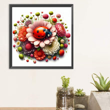 Load image into Gallery viewer, Diamond Painting - Full Round - Daisy and insect (30*30CM)