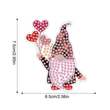 Load image into Gallery viewer, 8Pcs Valentines Day Goblin Diamond Painting Fridge Stickers for Car Mailbox