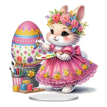 Load image into Gallery viewer, Acrylic Easter Egg Chicken Diamond Painting Desktop Decors for Home Office Decor