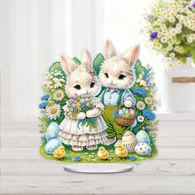 Load image into Gallery viewer, Acrylic Easter Egg Chicken Diamond Painting Desktop Decors for Home Office Decor