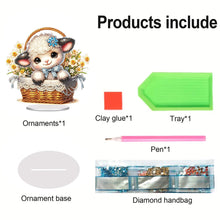 Load image into Gallery viewer, Acrylic Easter Egg Chicken Diamond Painting Desktop Decors for Home Office Decor