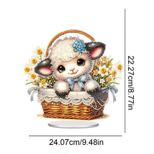 Load image into Gallery viewer, Acrylic Easter Egg Chicken Diamond Painting Desktop Decors for Home Office Decor