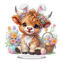 Load image into Gallery viewer, Acrylic Easter Egg Chicken Diamond Painting Desktop Decors for Home Office Decor