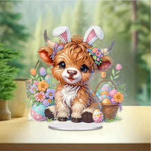 Load image into Gallery viewer, Acrylic Easter Egg Chicken Diamond Painting Desktop Decors for Home Office Decor