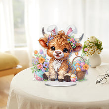 Load image into Gallery viewer, Acrylic Easter Egg Chicken Diamond Painting Desktop Decors for Home Office Decor