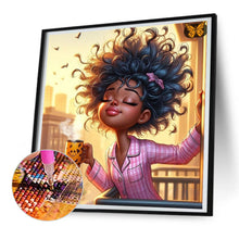 Load image into Gallery viewer, Diamond Painting - Full Round - Morning Girl (30*30CM)