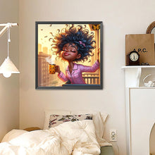 Load image into Gallery viewer, Diamond Painting - Full Round - Morning Girl (30*30CM)