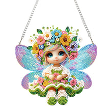 Load image into Gallery viewer, Acrylic Special Shape Butterfly Flower Diamond Painting Ornaments for Art Crafts