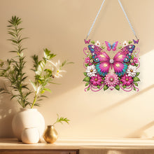 Load image into Gallery viewer, Acrylic Special Shape Butterfly Flower Diamond Painting Ornaments for Art Crafts