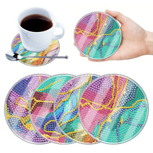 Load image into Gallery viewer, 4Pcs Acrylic Special Shape River DIY Waterproof Diamond Painting Coaster