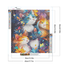 Load image into Gallery viewer, Diamond Painting - Full Round - Cat (45*50CM)