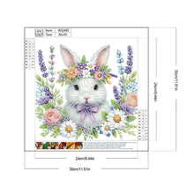 Load image into Gallery viewer, Diamond Painting - Partial Special Shaped - Easter Bunny (30*30CM)