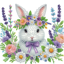 Load image into Gallery viewer, Diamond Painting - Partial Special Shaped - Easter Bunny (30*30CM)