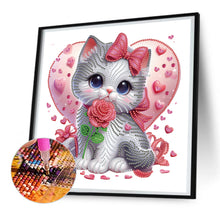 Load image into Gallery viewer, Diamond Painting - Partial Special Shaped - Love Cats (30*30CM)
