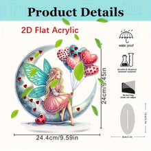 Load image into Gallery viewer, Acrylic Special Shape Girl On The Moon Diamond Painting Desktop Ornaments