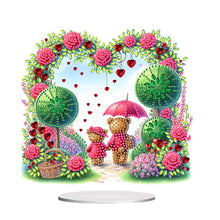 Load image into Gallery viewer, Acrylic Special Shape Love Bear Diamond Painting Desktop Ornaments for Home