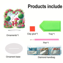 Load image into Gallery viewer, Acrylic Special Shape Love Bear Diamond Painting Desktop Ornaments for Home