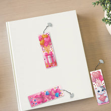 Load image into Gallery viewer, 3Pcs Special Shape Valentines Day Cat Diamond Painting Bookmark Making Kit