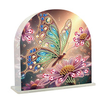 Load image into Gallery viewer, Acrylic Butterfly Diamond Painting Napkin Rack Decor for Home Office Decor