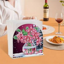 Load image into Gallery viewer, Acrylic Bouquet Vase Diamond Painting Napkin Rack Decor for Home Office Decor