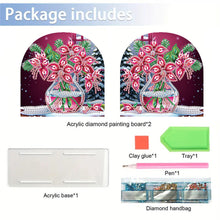 Load image into Gallery viewer, Acrylic Bouquet Vase Diamond Painting Napkin Rack Decor for Home Office Decor
