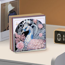 Load image into Gallery viewer, Acrylic Peacock Diamond Painting Napkin Rack Decor for Home Office Decor