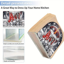 Load image into Gallery viewer, Acrylic Candle Diamond Painting Napkin Rack Decor for Home Office Decor