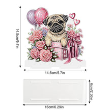 Load image into Gallery viewer, Acrylic Puppy Gift Diamond Painting Napkin Rack Decor for Home Office Decor