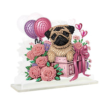 Load image into Gallery viewer, Acrylic Puppy Gift Diamond Painting Napkin Rack Decor for Home Office Decor