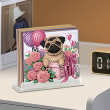 Load image into Gallery viewer, Acrylic Puppy Gift Diamond Painting Napkin Rack Decor for Home Office Decor