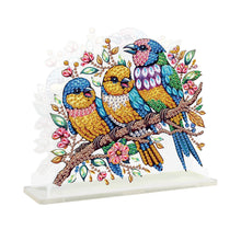 Load image into Gallery viewer, Acrylic Parrot Diamond Painting Napkin Rack Decor for Home Office Decor