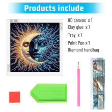 Load image into Gallery viewer, Diamond Painting - Partial Special Shaped - Sun And Moon Faces (40*40CM)