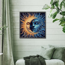 Load image into Gallery viewer, Diamond Painting - Partial Special Shaped - Sun And Moon Faces (40*40CM)