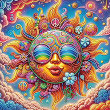 Load image into Gallery viewer, Diamond Painting - Partial Special Shaped - Sun And Moon Faces (40*40CM)