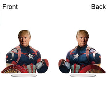 Load image into Gallery viewer, Acrylic Special Shape Trump Diamond Painting Desktop Decors Bedroom Table Decor