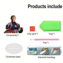 Load image into Gallery viewer, Acrylic Special Shape Trump Diamond Painting Desktop Decors Bedroom Table Decor