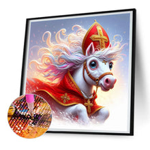 Load image into Gallery viewer, Diamond Painting - Full Round - Reverend White Horse (30*30CM)