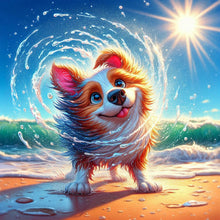 Load image into Gallery viewer, Diamond Painting - Full Round - Fluffy Dog (30*30CM)