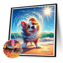 Load image into Gallery viewer, Diamond Painting - Full Round - Fluffy Dog (30*30CM)