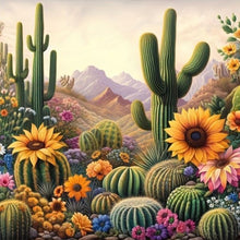Load image into Gallery viewer, Diamond Painting - Full Round - Cactus Field (40*40CM)